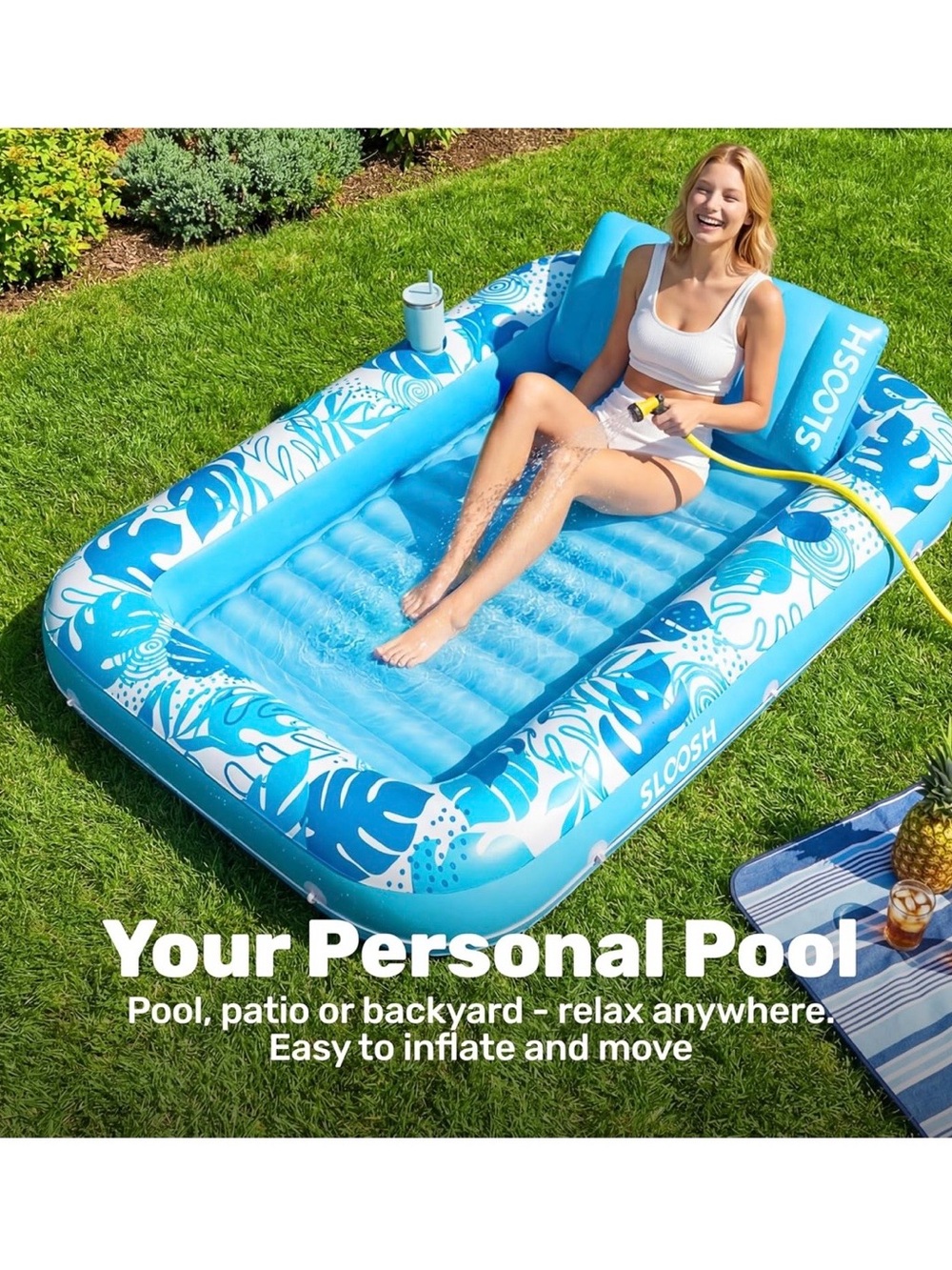 Sloosh Tanning Pool 70”x46”